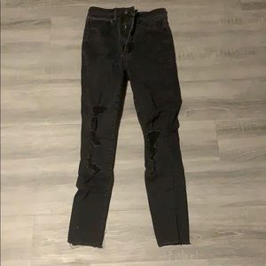 amercrombie and fitch skinny ripped jeans